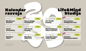 Kalendar edukacija u Life&Mind Studiju